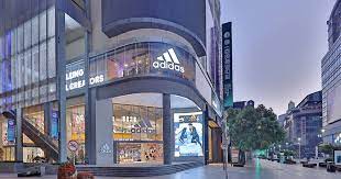 An Adidas Store at the Corner of a Building